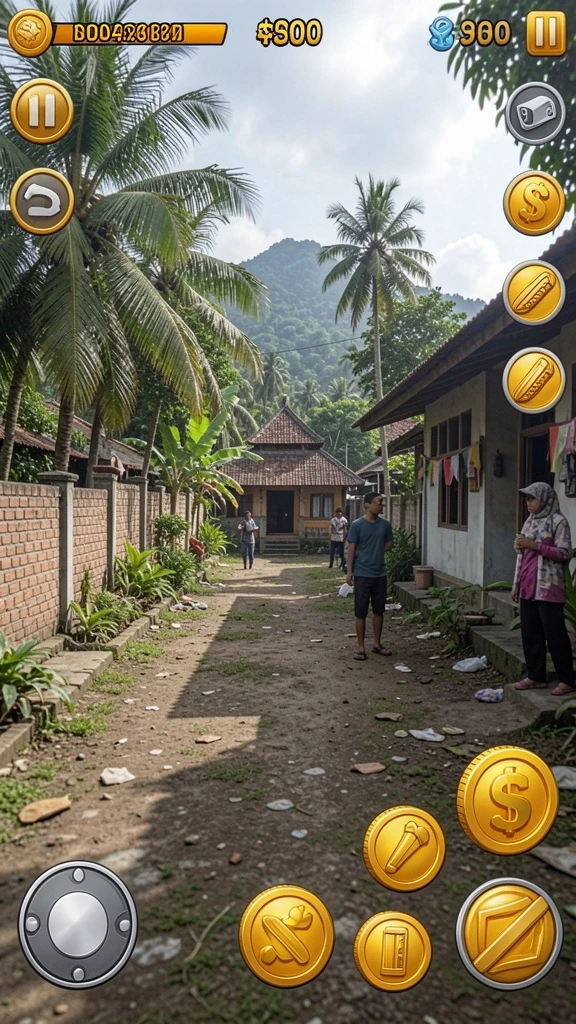 buah4d - Screenshoot tantangan level yang penuh warna dan seru.